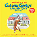 Cover Image for Curious George Around Town 6-Book Box Set: 6 Favorite 8x8s! -- H. A. Rey, Boxed Set