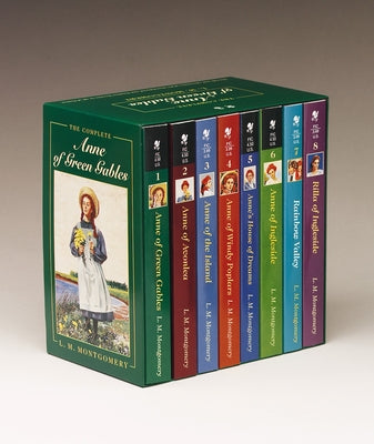 Cover Image for Anne of Green Gables, Complete 8-Book Box Set -- L. M. Montgomery, Boxed Set