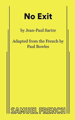 Cover Image for No Exit -- Jean-Paul Sarte, Paperback