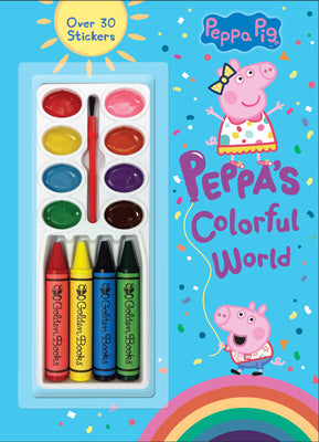 Cover Image for Peppa's Colorful World (Peppa Pig) -- Golden Books, Paperback