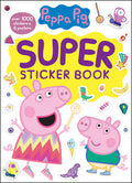 Cover Image for Peppa Pig Super Sticker Book: Over 1000 Stickers & 8 Posters -- Golden Books, Paperback