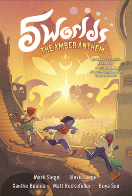 Cover Image for 5 Worlds Book 4: The Amber Anthem: (A Graphic Novel) -- Mark Siegel, Paperback