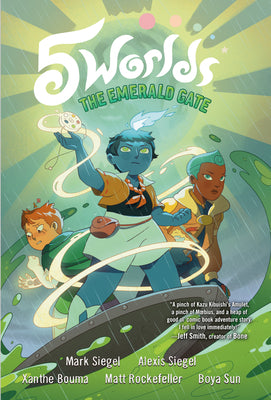 Cover Image for 5 Worlds Book 5: The Emerald Gate: (A Graphic Novel) -- Mark Siegel, Paperback