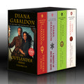 Cover Image for Outlander Volumes 5-8 (4-Book Boxed Set): The Fiery Cross, a Breath of Snow and Ashes, an Echo in the Bone, Written in My Own Heart's Blood -- Diana Gabaldon, Mass Market Paperback