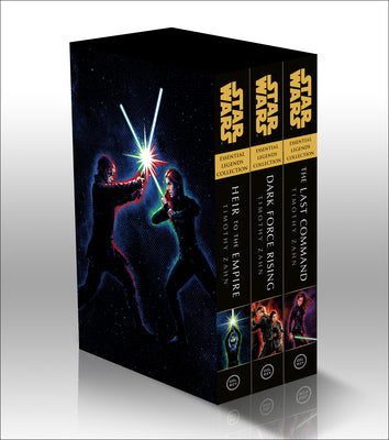 Cover Image for The Thrawn Trilogy Boxed Set: Star Wars Legends: Heir to the Empire, Dark Force Rising, the Last Command -- Timothy Zahn, Paperback