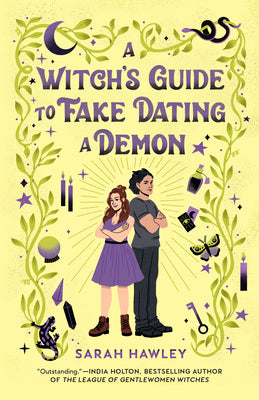 Cover Image for A Witch's Guide to Fake Dating a Demon -- Sarah Hawley, Paperback