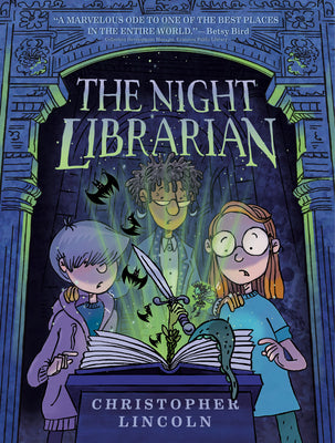 Cover Image for The Night Librarian: A Graphic Novel -- Christopher Lincoln, Hardcover