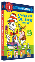 Cover Image for Cooking with Dr. Seuss Step Into Reading 4-Book Boxed Set: Cooking with the Cat; Cooking with the Grinch; Cooking with Sam-I-Am; Cooking with the Lora -- Various, Paperback