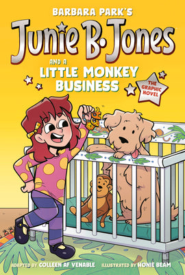 Cover Image for Junie B. Jones and a Little Monkey Business: The Graphic Novel -- Barbara Park, Library Binding