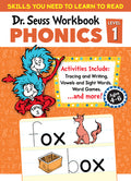 Cover Image for Dr. Seuss Phonics Level 1 Workbook: A Phonics Workbook to Help Kids Ages 4-6 Learn to Read (for Kindergarten and Beyond) -- Dr Seuss, Paperback