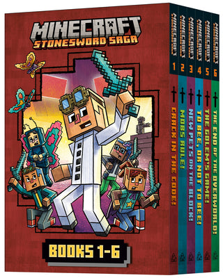 Cover Image for Minecraft Stonesword Saga Chapter Book Boxed Set (Minecraft Stonesword Saga) -- Nick Eliopulos, Hardcover