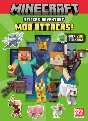 Cover Image for Minecraft Sticker Adventure: Mob Attacks! (Minecraft) -- Random House, Paperback