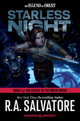 Cover Image for Starless Night: Dungeons & Dragons: Book 2 of The Legacy of the Drow Series -- R. A. Salvatore, Paperback