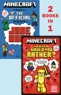 Cover Image for Minecraft 2-In-1: The Official Would You Rather/The Official Joke Book (Minecraft) -- Random House, Paperback