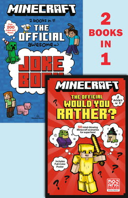 Cover Image for Minecraft 2-In-1: The Official Would You Rather/The Official Joke Book (Minecraft) -- Random House, Paperback
