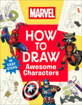 Cover Image for Marvel How to Draw Awesome Characters -- DK, Paperback