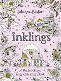 Cover Image for Inklings: A Pocket-Sized Inky Coloring Book -- Johanna Basford, Paperback