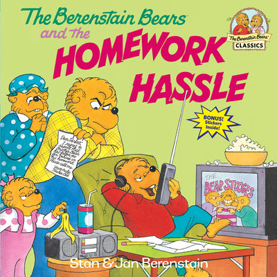 Cover Image for The Berenstain Bears and the Homework Hassle -- Stan Berenstain, Paperback
