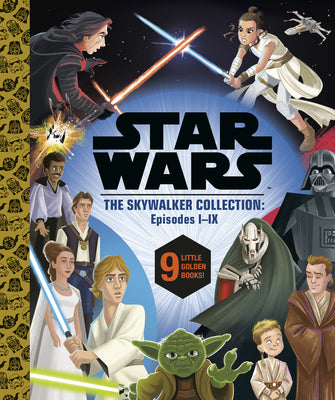 Cover Image for Star Wars Episodes I - IX: A Little Golden Book Collection (Star Wars) -- Golden Books, Hardcover
