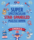 Cover Image for Kindkids Super Spectacular Star-Spangled Puzzle Book: A Declaration of Fun-Dependence! Including 100 Patriotic Word Searches, Crosswords, Word Scrambl -- Better Day Books, Paperback