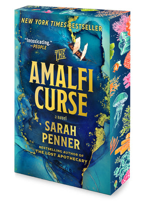 Cover Image for The Amalfi Curse: A Bewitching Tale of Sunken Treasure, Forbidden Love, and Ancient Magic on the Amalfi Coast -- Sarah Penner, Paperback
