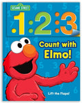 Cover Image for Sesame Street: 1 2 3 Count with Elmo!: A Look, Lift & Learn Book -- Sesame Street, Board Books