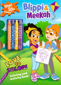 Cover Image for Blippi: Blippi and Meekah Love to Color! -- Editors of Studio Fun International, Paperback