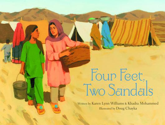 Cover Image for Four Feet, Two Sandals -- Karen Lynn Williams, Hardcover