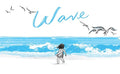 Cover Image for Wave: (Books about Ocean Waves, Beach Story Children's Books) -- Suzy Lee, Hardcover