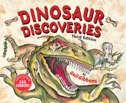 Cover Image for Dinosaur Discoveries (Third Edition) -- Gail Gibbons, Hardcover