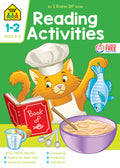 Cover Image for School Zone Reading Activities Grades 1-2 Workbook -- School Zone, Paperback
