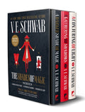 Cover Image for Shades of Magic Collector's Editions Boxed Set: A Darker Shade of Magic, a Gathering of Shadows, and a Conjuring of Light -- V. E. Schwab, Hardcover