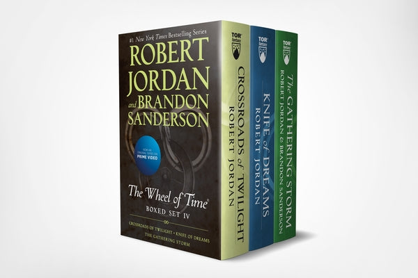 Cover Image for Wheel of Time Premium Boxed Set IV: Books 10-12 (Crossroads of Twilight, Knife of Dreams, the Gathering Storm) -- Robert Jordan, Mass Market Paperback