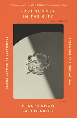 Cover Image for Last Summer in the City -- Gianfranco Calligarich, Paperback