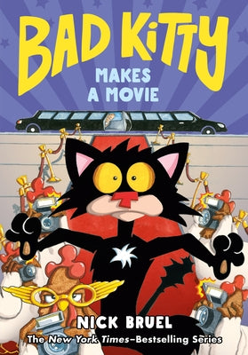Cover Image for Bad Kitty Makes a Movie (Graphic Novel) -- Nick Bruel, Hardcover