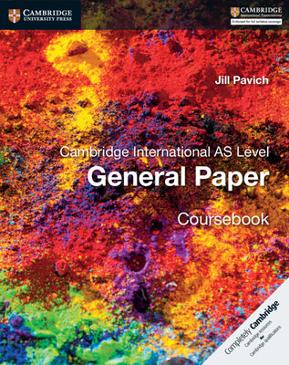 Cover Image for Cambridge International AS Level English General Paper Coursebook -- Jill Pavich, Paperback