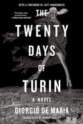Cover Image for The Twenty Days of Turin -- Giorgio De Maria, Paperback