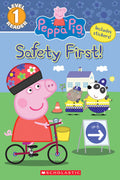 Cover Image for The Safety First! (Peppa Pig: Level 1 Reader) -- Courtney Carbone, Paperback
