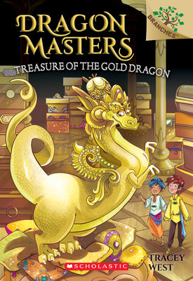 Cover Image for Treasure of the Gold Dragon: A Branches Book (Dragon Masters #12): Volume 12 -- Tracey West, Paperback