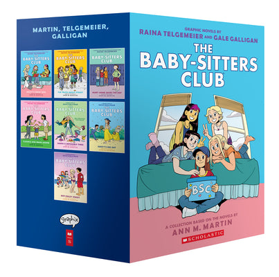 Cover Image for The Baby-Sitters Club #1-7 Graphic Novel Box Set -- Raina Telgemeier, Boxed Set