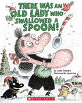Cover Image for There Was an Old Lady Who Swallowed a Spoon! - A Holiday Picture Book -- Lucille Colandro, Paperback