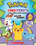 Cover Image for Pokémon Comictivity: Activity Book with Comics, Stencils, Stickers, and More! Galar Games -- Scholastic, Paperback