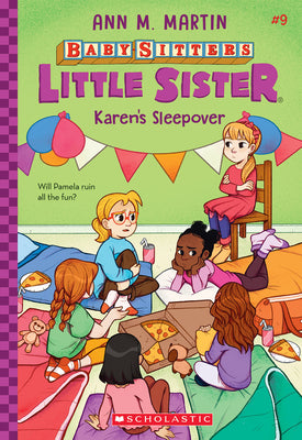 Cover Image for Karen's Sleepover (Baby-Sitters Little Sister #9): Volume 9 -- Ann M. Martin, Paperback