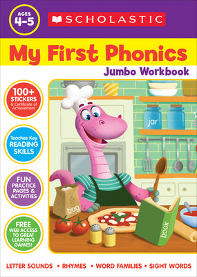Cover Image for Scholastic Phonics Jumbo Workbook -- Scholastic, Paperback
