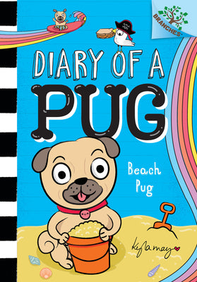 Cover Image for Beach Pug: A Branches Book (Diary of a Pug #10): Volume 10 -- Kyla May, Library Binding