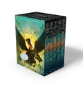 Cover Image for Percy Jackson and the Olympians 5 Book Paperback Boxed Set (W/Poster) -- Rick Riordan, Boxed Set