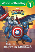 Cover Image for World of Reading: This Is Captain America: Level 1 Reader -- Marvel Press Book Group, Paperback