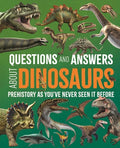 Cover Image for Questions and Answers about Dinosaurs: Prehistory as You've Never Seen It Before -- Clare Hibbert, Hardcover