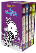 Cover Image for Diary of a Wimpy Kid Box of Books 5-8 Hardcover Gift Set: Ugly Truth, Cabin Fever, the Third Wheel, Hard Luck -- Jeff Kinney, Boxed Set