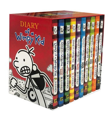 Cover Image for Diary of a Wimpy Kid Box of Books 1-10 Hardcover Gift Set -- Jeff Kinney, Hardcover